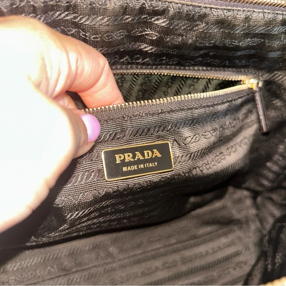 Prada Vintage Brown Women's Shoulder Handbag - Picture 2 of 16